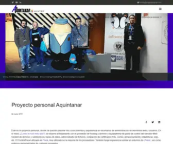 Angelquintanar.com(Proyecto personal Aquintanar) Screenshot