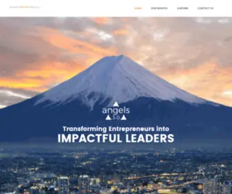 Angels3Zero.com(Transforming Entrepreneurs into Impactful Leaders) Screenshot