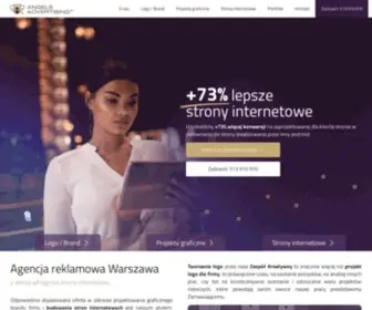 Angelsadvertising.pl(Agencja Reklamowa Warszawa) Screenshot