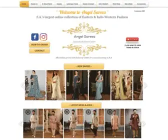 Angelsarees.com(Designer Eastern & Indo) Screenshot