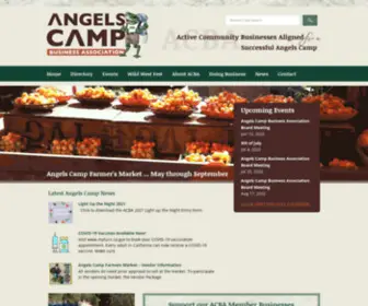 Angelscampbusiness.com(Angels Camp Business Association) Screenshot