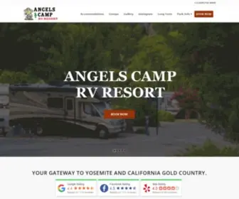 Angelscamprv.com(Angels Camp RV & Camping Resort) Screenshot