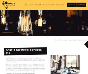 Angelselectricalservices.com(Angel's Electrical Services) Screenshot