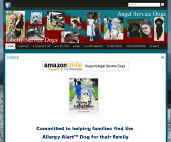 Angelservicedogs.org(Angel Service Dogs) Screenshot