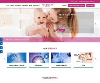 Angelsfertility.com(Angels Fertility Center) Screenshot