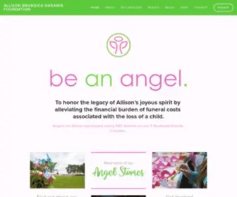 Angelsforallison.org(Angels for Allison) Screenshot