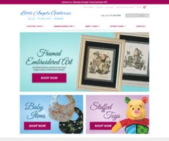 Angelsgalleries.com(Dolls, Stuffed Toys, Teaware , Figurines, Custom Embroidery) Screenshot