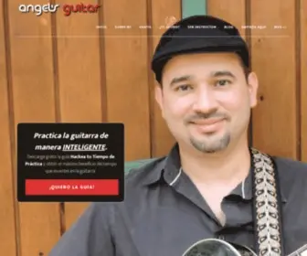 Angelsguitar.com(La Comunidad para Guitarristas con Propósito) Screenshot