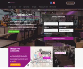 Angelsgym.nl(Angel's Gym 24/dagen open) Screenshot