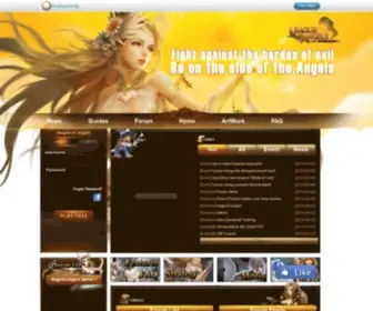 Angelsleague.net(Game Official Website) Screenshot