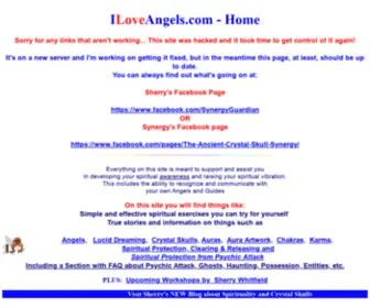 Angelslove.net(I Love Angels.com Home) Screenshot