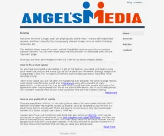 Angelsmedia.org(Livestreet) Screenshot