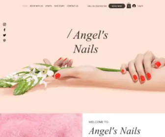 Angelsnails.us(Angel's Nails) Screenshot