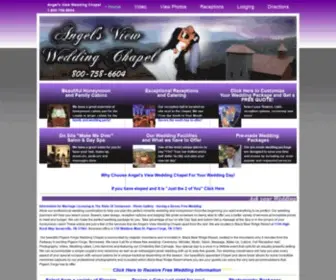 Angelsviewweddingchapel.com(Angel's View Wedding Chapel) Screenshot