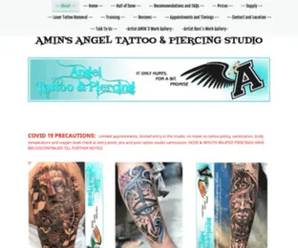 Angeltattooz.com(Amin professional and experienced tattoo artist in hyderabad & secunderabad with good) Screenshot