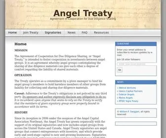 Angeltreaty.com(Angel Treaty) Screenshot
