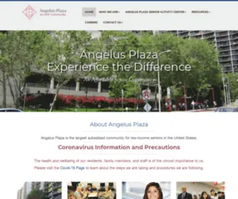 Angelusplaza.org(Angelus Plaza) Screenshot