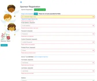 Angelwebsponsor.com(Angel Tree Index) Screenshot