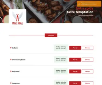 Angelwingsla.com(Angel Wings) Screenshot