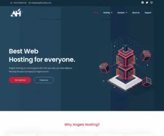 Angelzhosting.com(Best Web Hosting for everyone. Angelz Hosting) Screenshot