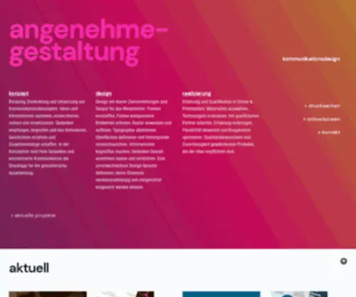 Angenehme-Gestaltung.de(Angenehme gestaltung) Screenshot