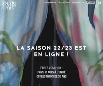 Angers-Nantes-Opera.com(Angers nantes opéra) Screenshot