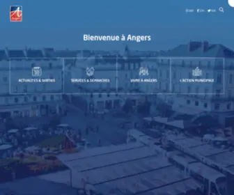 Angers.fr(Site officiel de la Ville d'Angers) Screenshot