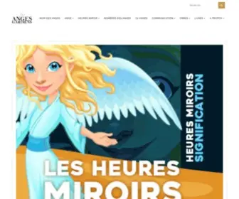 Angesgardiens.net(La référence francophone en matière d'anges gardiens) Screenshot