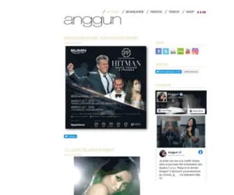 Anggun.com(Site Officiel) Screenshot