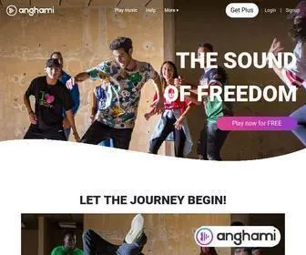 Anghami.com(The world is listening) Screenshot
