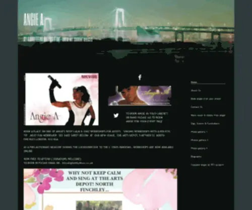 Angie-A.co.uk(Home) Screenshot