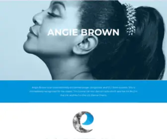 Angiebrown.com(The Official Website Of Singer) Screenshot