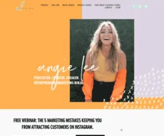 Angielee.com(Angie Lee) Screenshot
