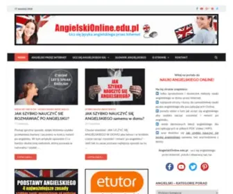 Angielskionline.edu.pl(ANGIELSKI PRZEZ INTERNET) Screenshot