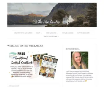 Angiemilne.com(The Wee Larder by Angie Milne) Screenshot