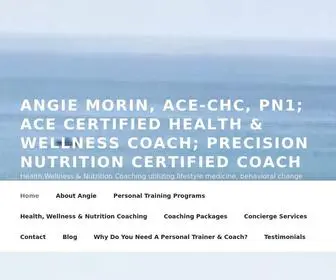 Angiemorinwellness.com(Personal Training) Screenshot