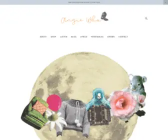 Angiewho.com.au(Angie Who's "Littlefolk" album) Screenshot