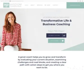 Angiewisdom.com(Life and Business Coaching) Screenshot