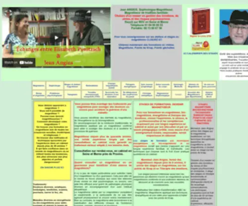 Angius-Magnetiseur.net(Magnétiseur guérisseur) Screenshot