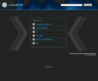 Angka4D.info(Angka4D info) Screenshot