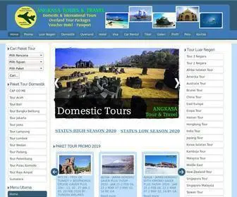 Angkasatourtravel.com(Angkasa Tour & Travel) Screenshot