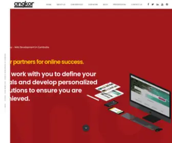 Angkordesign.com(Angkor Design Mobile Apps & Website Development Agency Services) Screenshot