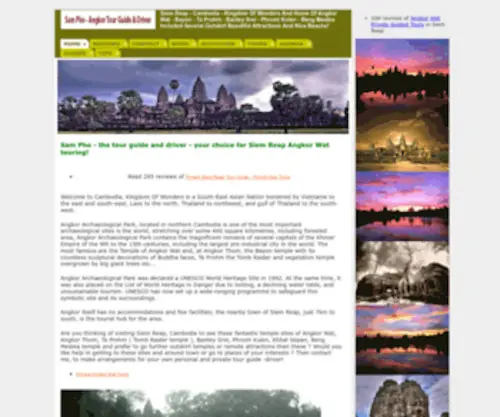 Angkordriver-Sam.com(Siem Reap Driver) Screenshot