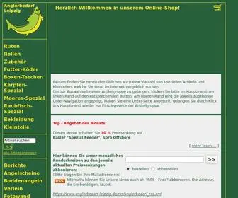 Anglerbedarf-Leipzig.de(Anglerbedarf-Leipzig-Onlineshop) Screenshot