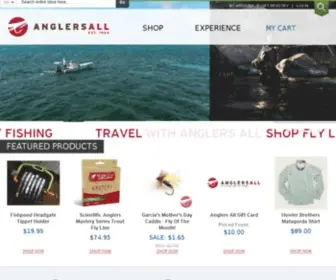 Anglersall.com(Fly Fishing Shop) Screenshot