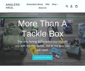 Anglershaul.com(Create an Ecommerce Website and Sell Online) Screenshot