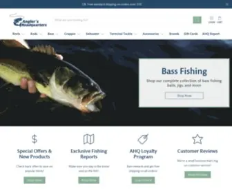 Anglersheadquarters.com(Your source for fishing tackle) Screenshot