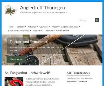 Anglertreff-Thueringen.de(Anglertreff Thüringen) Screenshot