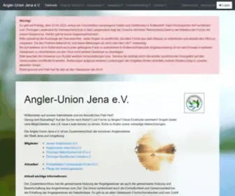 Anglerunion-Jena.de(Union Jena e.V) Screenshot