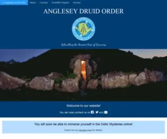 Angleseydruidorder.co.uk(Anglesey Druid Order) Screenshot